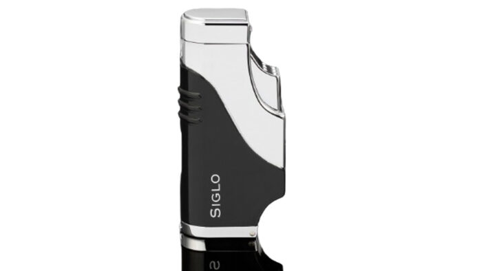 Siglo – Τριπλός Blue Flame Αναπτήρας Black, incl. Punch