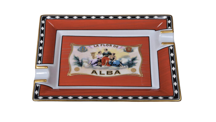 Elie Bleu ALBA - Κόκκινο Τασάκι για 2 Πούρα