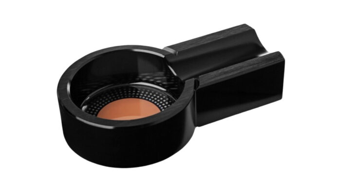 Angelo - Μαύρο Μεταλλικό Τασάκι για 1 πούρο (421090)