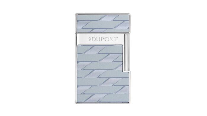 S.T Dupont – Biggy Lacquered Monogram 1872 Αναπτήρας, Light Grey (025080)