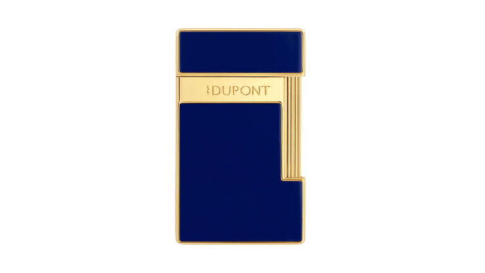 S.T Dupont – Slimmy Lacquered Αναπτήρας, Indigo Blue (028225)