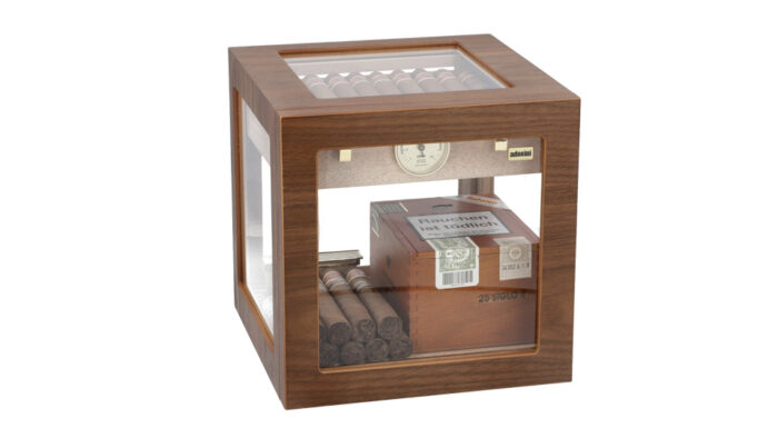 Adorini - Cube Deluxe Walnut Υγραντήρας για 100 Πούρα