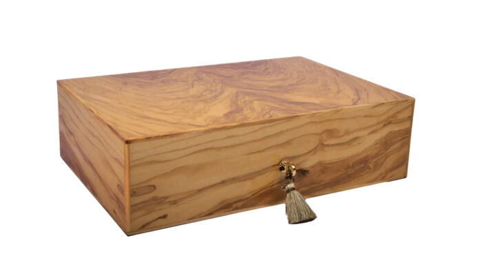 Elie Bleu – Olive Wood – Υγραντήρας για 110 Πούρα