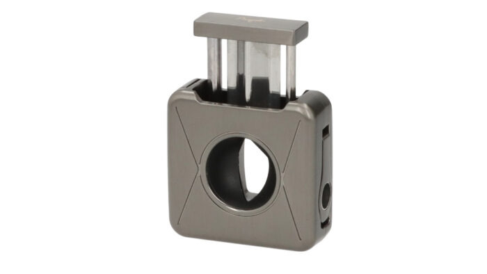 Angelo - Matt Gunmetal Πουροκόπτης με V-κοπή, Πουροτρύπανο και Poker (500062)